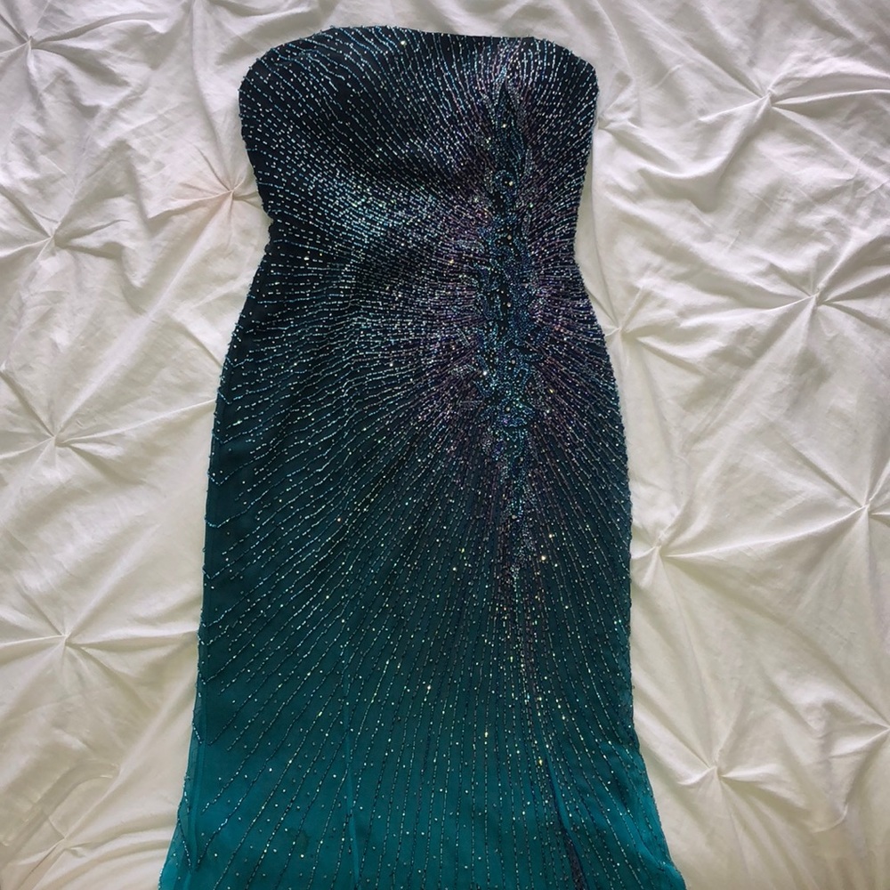 Fully beaded Prom Gown
